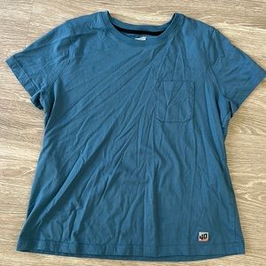 Duluth Trading 40 Grit Womens Shirt w/pocket XL Blue